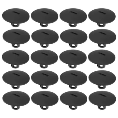 Abbildung von the Lord of Tools 20pcs Auto Radlauf Dekoration Klemmbefestigung Kunststoff Stoßstange Befestigung Clip Kotflügel Zierleiste 9112935 Kompatibel mit Opel Schwarz