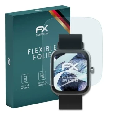Abbildung von atFoliX Schutzfolie kompatibel mit Swisstone SW 630 BT Folie, ultraklare und flexible FX Displayschutzfolie (3X)