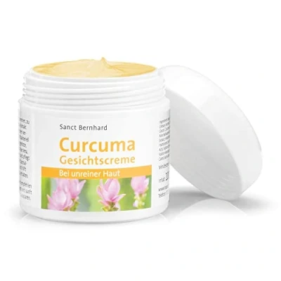 Abbildung von Sanct Bernhard Curcuma Gesichtscreme Leichte &amp; schnell einziehende Pflegecreme Bei unreiner, zu Akne neigender Haut 100ml
