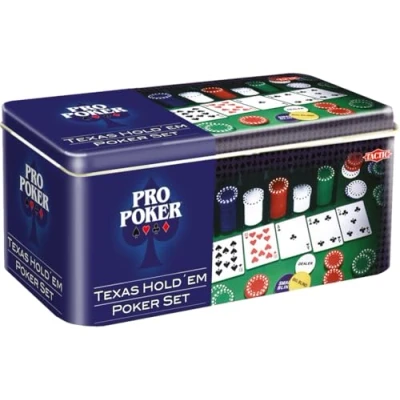 Abbildung von Tactic Pro Poker Texas Hold&#039;em Set kortspil
