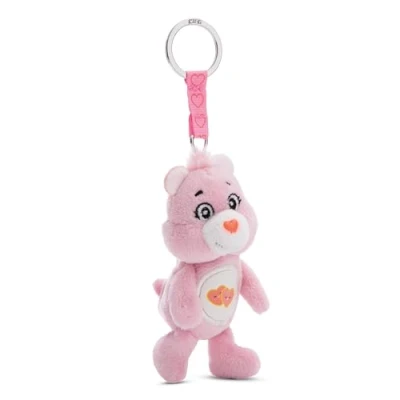 Abbildung von NICI Glücksbärchis Schlüsselanhänger Lieb mich Bärchi 10cm Plüschiger Kuscheltier Anhänger für Kinder &amp; Erwachsene, Mit Schlüsselring Schlüsselband, bund und halter 61379