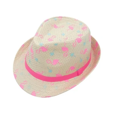 Abbildung von MAXIMO Strohhut KIDS GIRL Trilby Flamingo Futter (1 St)