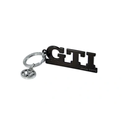 Abbildung von VW Collection by Brisa GTI MIT Charm Schlüsselanhänger, Größe: One Size, Schwarz