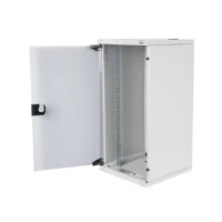 Abbildung von DIGITUS Netzwerk Schrank 10 Zoll 12 HE Wandmontage HxBxT 592x312x300mm Traglast 30kg Nutztiefe 240mm SOHO Serie Grau