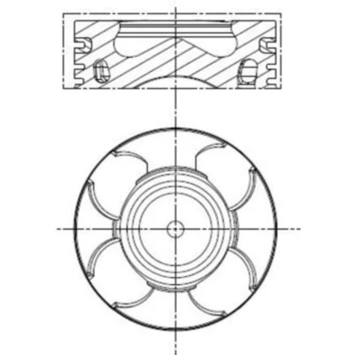 Abbildung von Kolben MAHLE 011 PI 00100 000