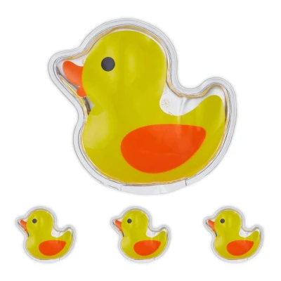 Abbildung von relaxdays Kühlpad Kühlpads Kinder 4er Set, Ente
