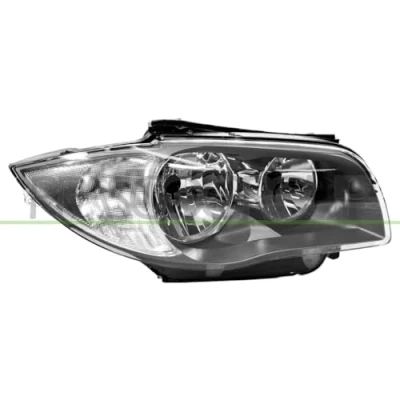 Abbildung von PRASCO BM1214913 Scheinwerfer rechts H7/H7 dunkelgrau BMW: 1 Schrägheck