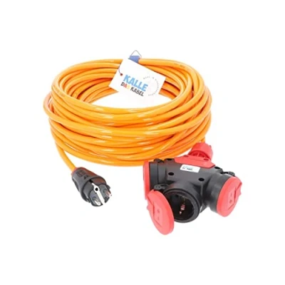 Abbildung von Verlängerungskabel Kalle Classic Extreme Signal 3 Fach Kupplung mit LED 50 Meter