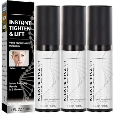 Abbildung von Instant Face Lift Cream Anti Aging Faltencreme, Lifting Creme, gegen Falten, schlaffe Haut Creme für Gesicht, Hals, Dekolleté Sofort &amp; Langzeit Effekt Falten (3Pcs)