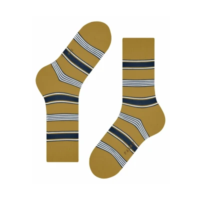Abbildung von Falke Marina Stripe Business &amp; Casual Socken brass, Herren, Größe: 39/40, Brass