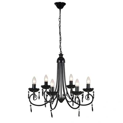 Abbildung von vidaXL Kronleuchter Pendelleuchte Lampe Leuchte 6 Lampenfassung