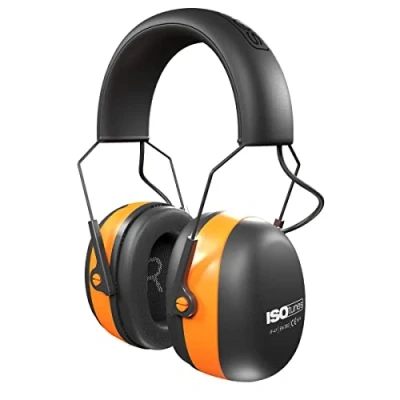 Abbildung von ISOtunes AIR DEFENDER Bluetooth Ohrenschützer: EN352 konformer komfortabler kabelloser Gehörschutz mit 40 Stunden Akkulaufzeit