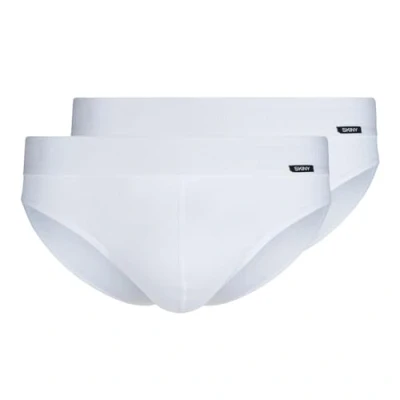 Abbildung von Skiny Herren Cotton Retro Slip, Weiß (080692), S (2er Pack)