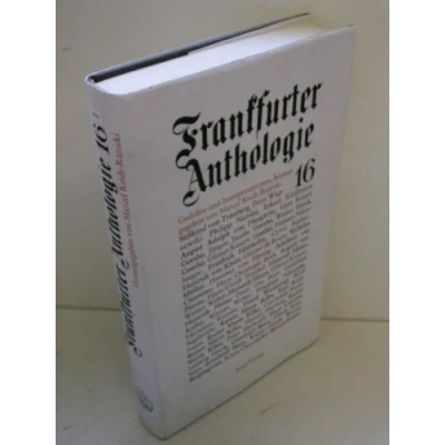 Abbildung von Frankfurter Anthologie. Gedichte und Interpretationen: Anthologie, Bd.16: Sechzehnter Band