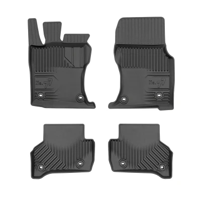 Abbildung von FROGUM No. 77 77425941 Fußmattensatz TPE (thermoplastischer Elastomer) vorne und hinten 4 schwarz Maßgefertigt JAGUAR: