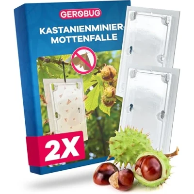 Abbildung von Kastanienminiermotte Pheromonfalle 2 Stück Falle Monitoringfalle mit Lockstoff