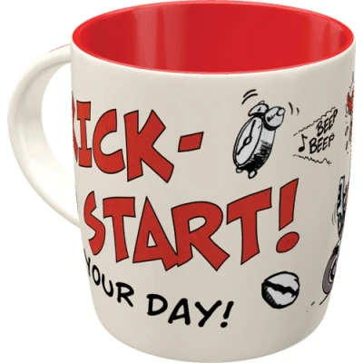 Abbildung von Nostalgic Art Tasse Set MOTOmania Kick Start Your Day!
