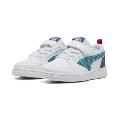 Abbildung von Puma Sneaker low für Kinder, Größe: 34, White tropical blue clyde royal Schuhe