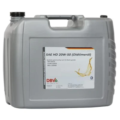 Abbildung von DBV Oldtimeröl SAE HD 20W/50 20 Liter Kanister