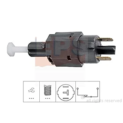 Abbildung von EPS 1.810.098 Bremslichtschalter mechanisch Made in Italy OE Equivalent OPEL: Calibra A, Vectra A Limousine
