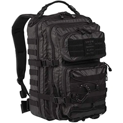 Abbildung von Mil Tec US Assault Pack Backpack,L,Tactical Black