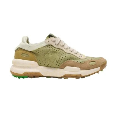 Abbildung von Satorisan Chacrona Laser Premium Casual Sneaker Damen Vintage Leder Sportschuhe Farbe Lichen Green Größe 37