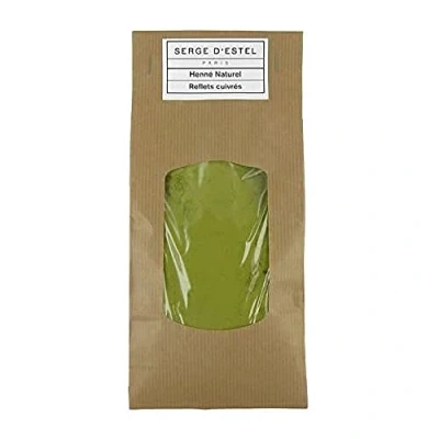 Abbildung von SERGE D&#039;ESTEL PARIS Henna Natürlich Pflanzliches Haarfärbemittel, Schimmer, Kupfer, 100% Naturprodukt, 1 kg
