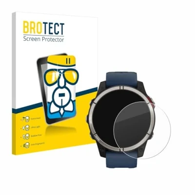 Abbildung von BROTECT Schutzglas für Garmin quatix 7 Schutzfolie Panzer Folie Glas [Extrem Kratzfest 9H, Anti Fingerprint, Ultra Transparent]