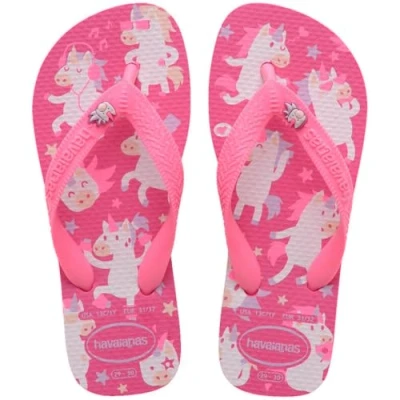 Abbildung von Havaianas Fantasy Badesandale für Kinder, Größe: 27 28, Pink flux Kunststoff