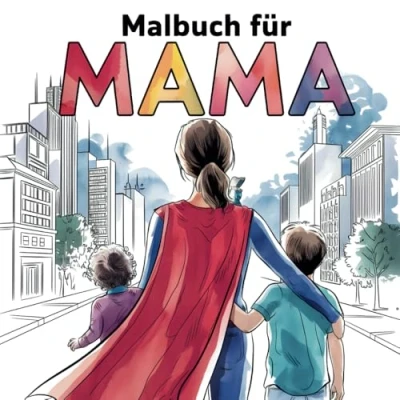Abbildung von Malbuch für Mama Mit Affirmationen mehr Gelassenheit und Freude