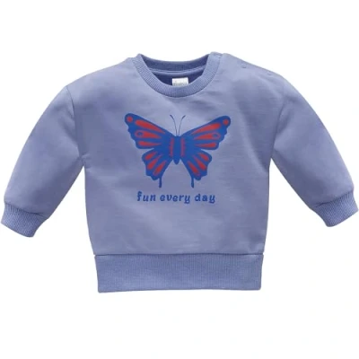 Abbildung von Pinokio Sweatshirt Imagine, Lavendel Schmetterlingsmuster, Mädchen 62 122 (92)
