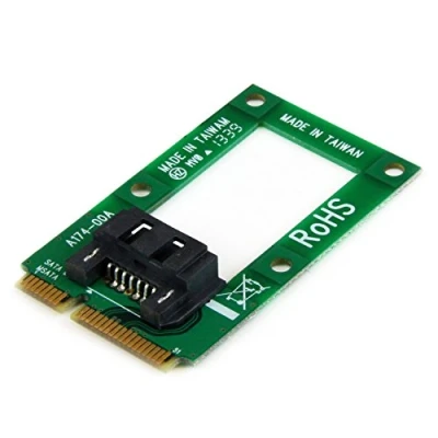 Abbildung von StarTech.com mSATA auf SATA Festplatten / SSD Adapter Mini Serial ATA zu Konverter
