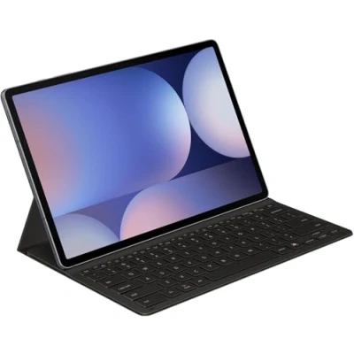 Abbildung von SAMSUNG Book Cover Keyboard Slim Tablet Tasche mit Tastatur für Galaxy Tab S9+ S9 FE+ S10+, schwarz