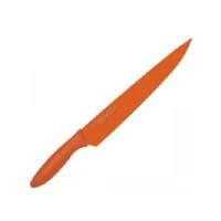 Abbildung von KAI Pure Komachi 2 Schinkenmesser 23 cm Klingenlänge rostfreier Kohlenstoffstahl 53 HRC Antihaftbeschichtung mit Polyprophylen Griff Farbe Kürbis japanisches Fleischmesser