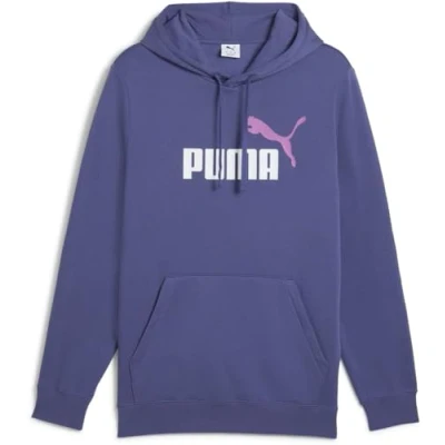 Abbildung von Puma Color LOGO Hoodie Kapuzenpullover, Herren, Größe: Large, Blue crystal