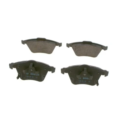 Abbildung von BOSCH 0 986 494 149 Bremsbelagsatz Low Metallic mit akustischer Verschleißwarnung Anti Quietsch Blech, Montageanleitung MAZDA: 6 Limousine