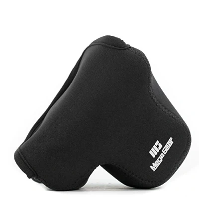 Abbildung von MegaGear MG1320 Canon EOS M100 15 45mm Ultraleichte Kameratasche aus Neopren Schwarz