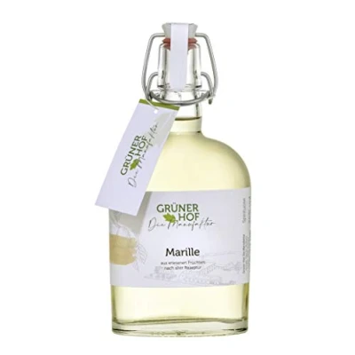 Abbildung von Grüner Hof Die Manufaktur Marille Spirituose, 35% vol 0,35 Liter
