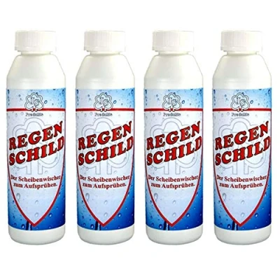 Abbildung von HAC24 4er Set Regenschild Auto Scheibenversiegelung 250ml Glasversiegelung Regenabweiser KFZ Regen Glas Scheiben Versiegelung