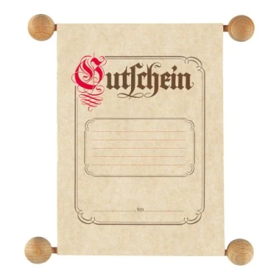 Abbildung von RNK Verlag Designpapier Gutschein im traditionellen Stil A5