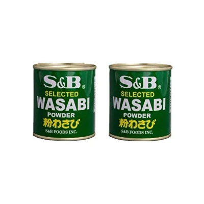 Abbildung von Pamai Pai® Doppelpack: 2 x 30g Wasabi Pulver Wasabipaste Sushi grüner Meerrettich scharf