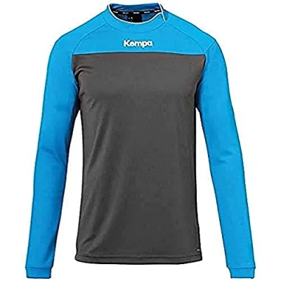 Abbildung von Kempa Kinder Prime Langarmshirt, Anthra/kempablau, L