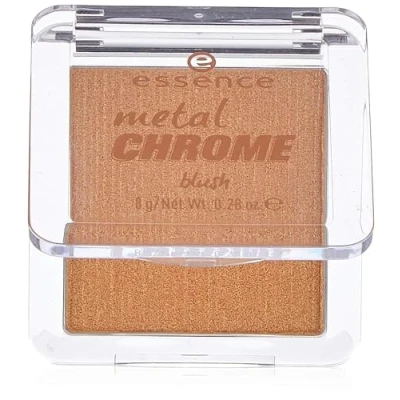 Abbildung von essence Rouge metal chrome blush my name is gold rose