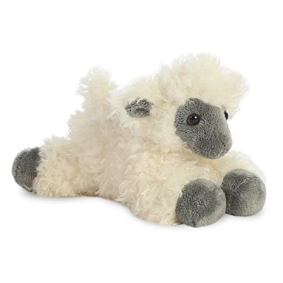 Abbildung von Aurora, 31376, Mini Flopsies Walliser Schaf,20cm, Plüschtier, weiß