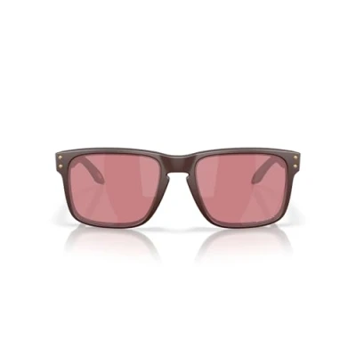 Abbildung von Oakley Herren OO9102 HOLBROOK 9102Z2 Gläser SONNENBRILLEN O_matter Rot Violett Quadratisch Normal