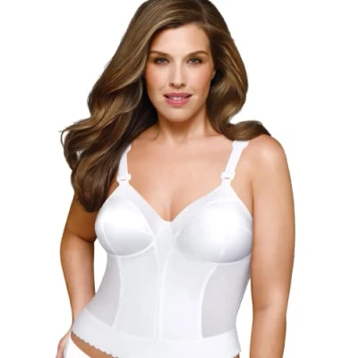 Abbildung von EXQUISITE FORM Damen Longline 5107532 BH, Weiß, 85C