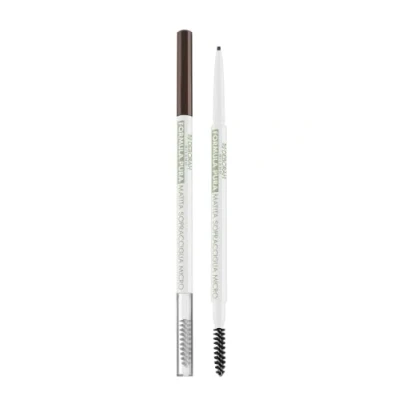 Abbildung von Deborah Milano Micropencil für Augenbrauen, reine Formel, 03 Dark Brown, automatischer Stift mit hoher Verträglichkeit und langem Halt, verleiht volle ultra präzise natürlich, 0,2 g