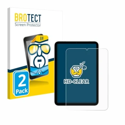 Abbildung von BROTECT (2 Stück Schutzfolie für Apple iPad Mini 7 WiFi 2024 Displayschutz Folie Ultra Klar