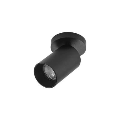 Abbildung von Arcchio Strahler Brinja, Modern, Aluminium, Schwarz, 1 flammig, GU10, Deckenlampe