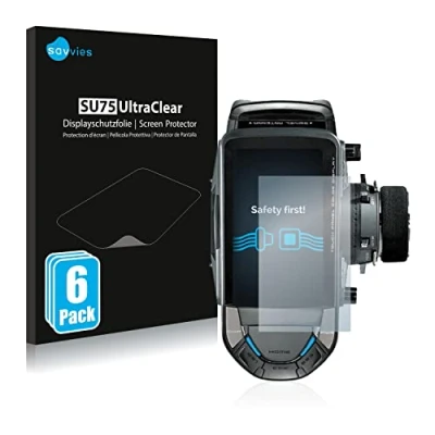 Abbildung von Savvies 6 Stück Schutzfolie für Futaba 10PX Displayschutz Folie Ultra Transparent